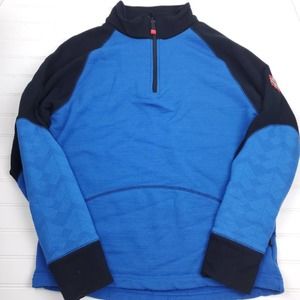 Dale of Norway Wool Pullover Sweater Black Blue Small Men's